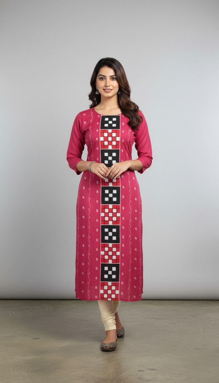 100455 Sambalpuri kurti