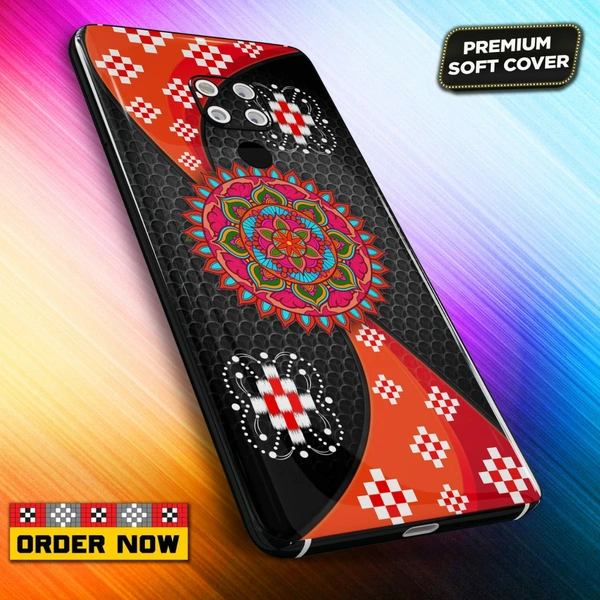 100300 mobile Back Cover sambalpuri Design with Add Name& photo