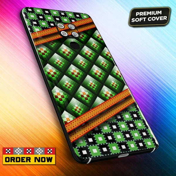 100312 mobile Back Cover sambalpuri Design with Add Name& photo