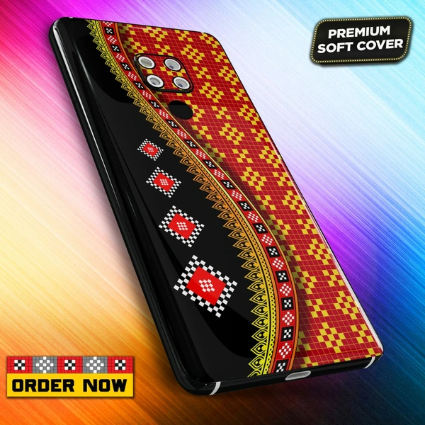 100289 mobile Back Cover sambalpuri Design with Add Name& photo