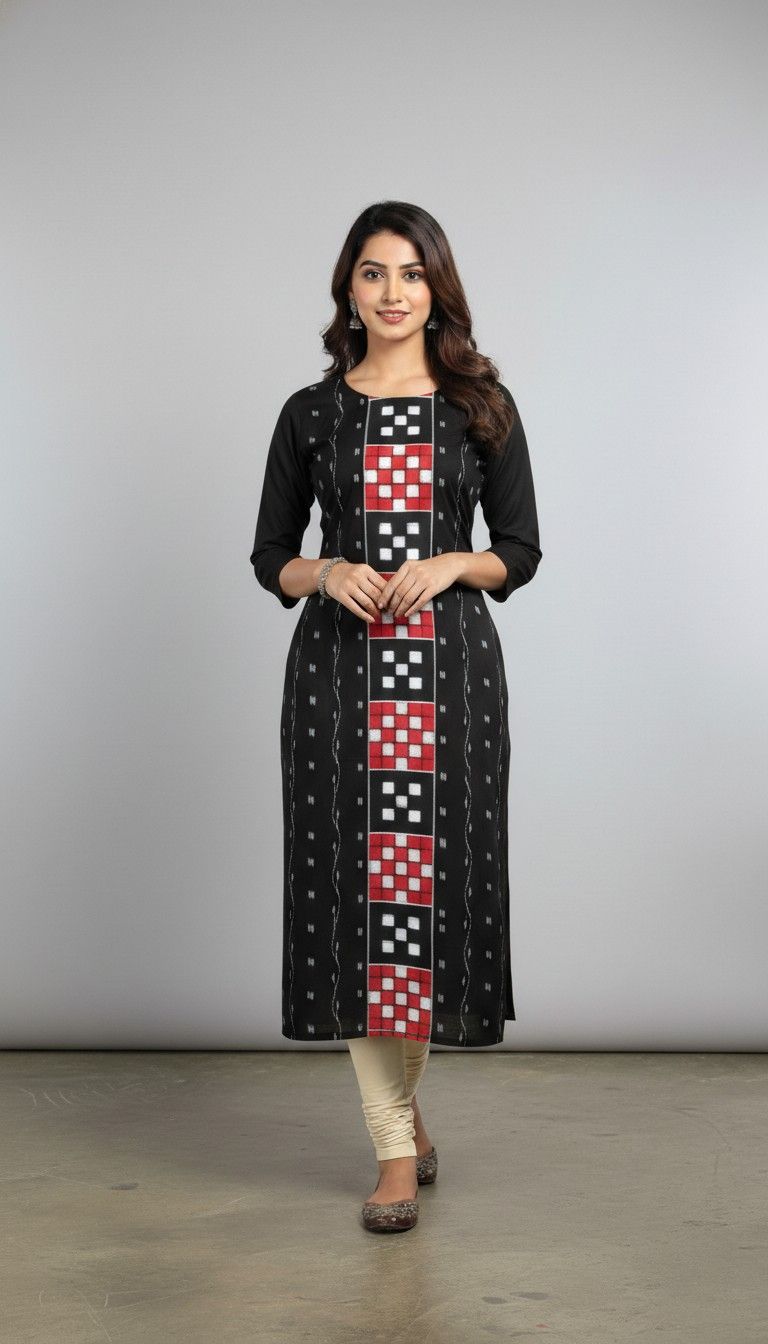 100454 Sambalpuri kurti
