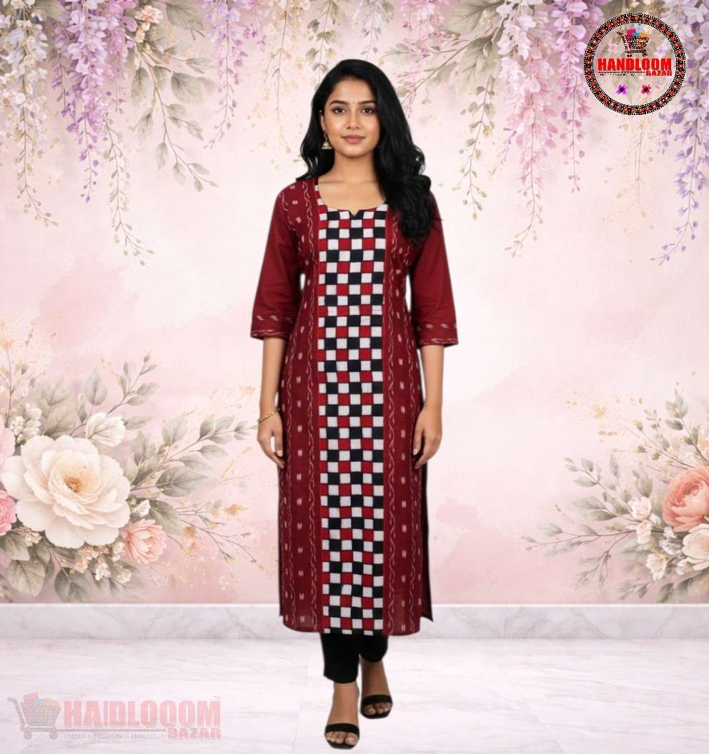 100451 Sambalpuri kurti