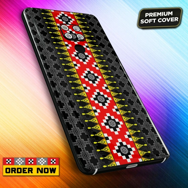 100315 mobile Back Cover sambalpuri Design with Add Name& photo