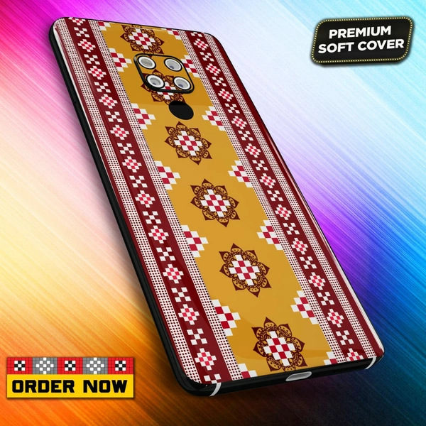100230 mobile Back Cover sambalpuri Design with Add Name& photo