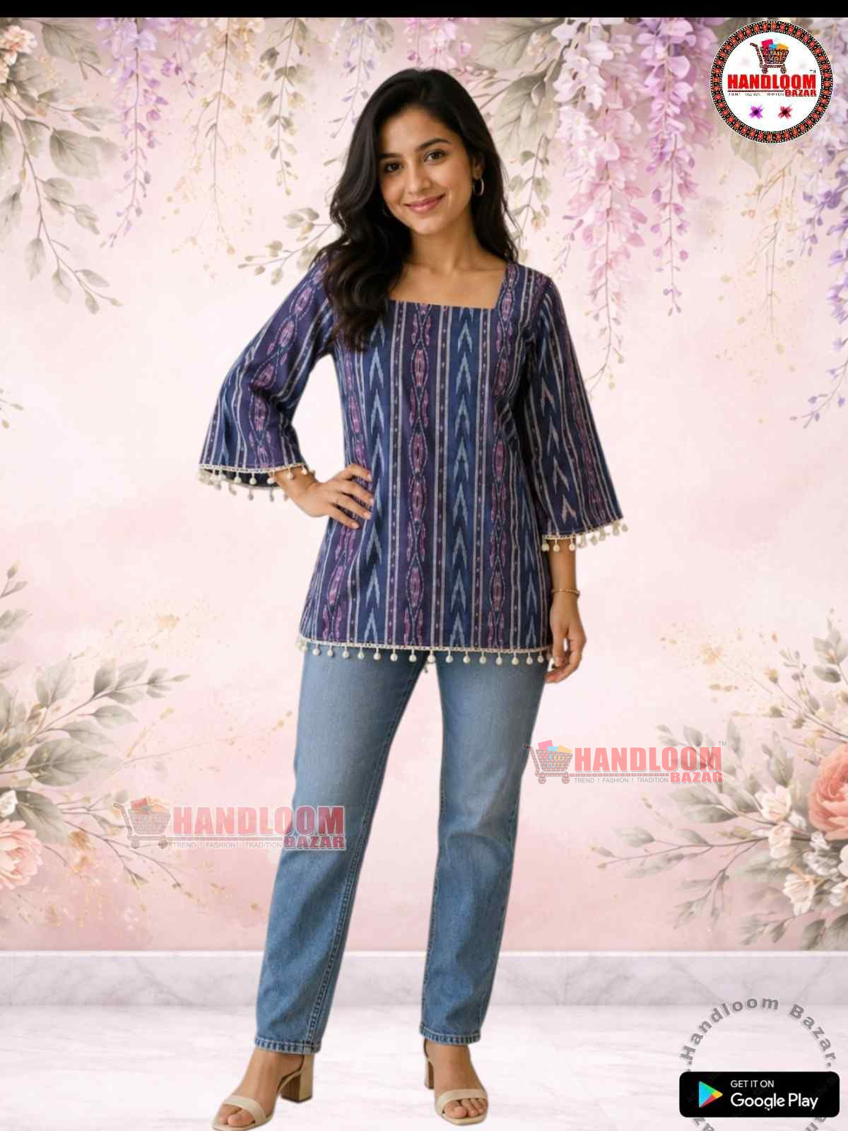 Sambalpuri short kurti