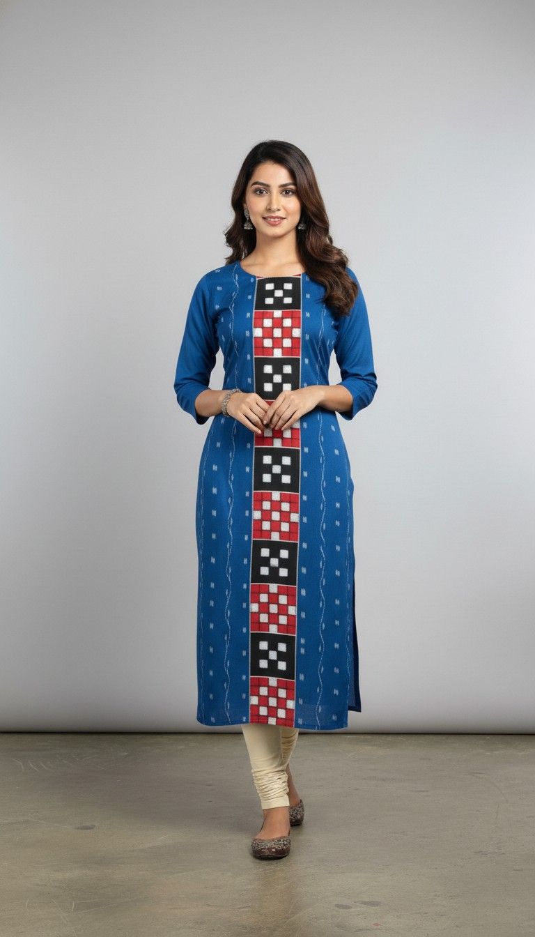 100458 Sambalpuri kurti