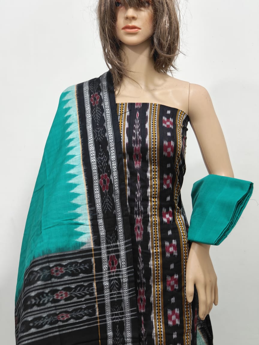 100351 Sambalpuri Dress Material with Dupatta
