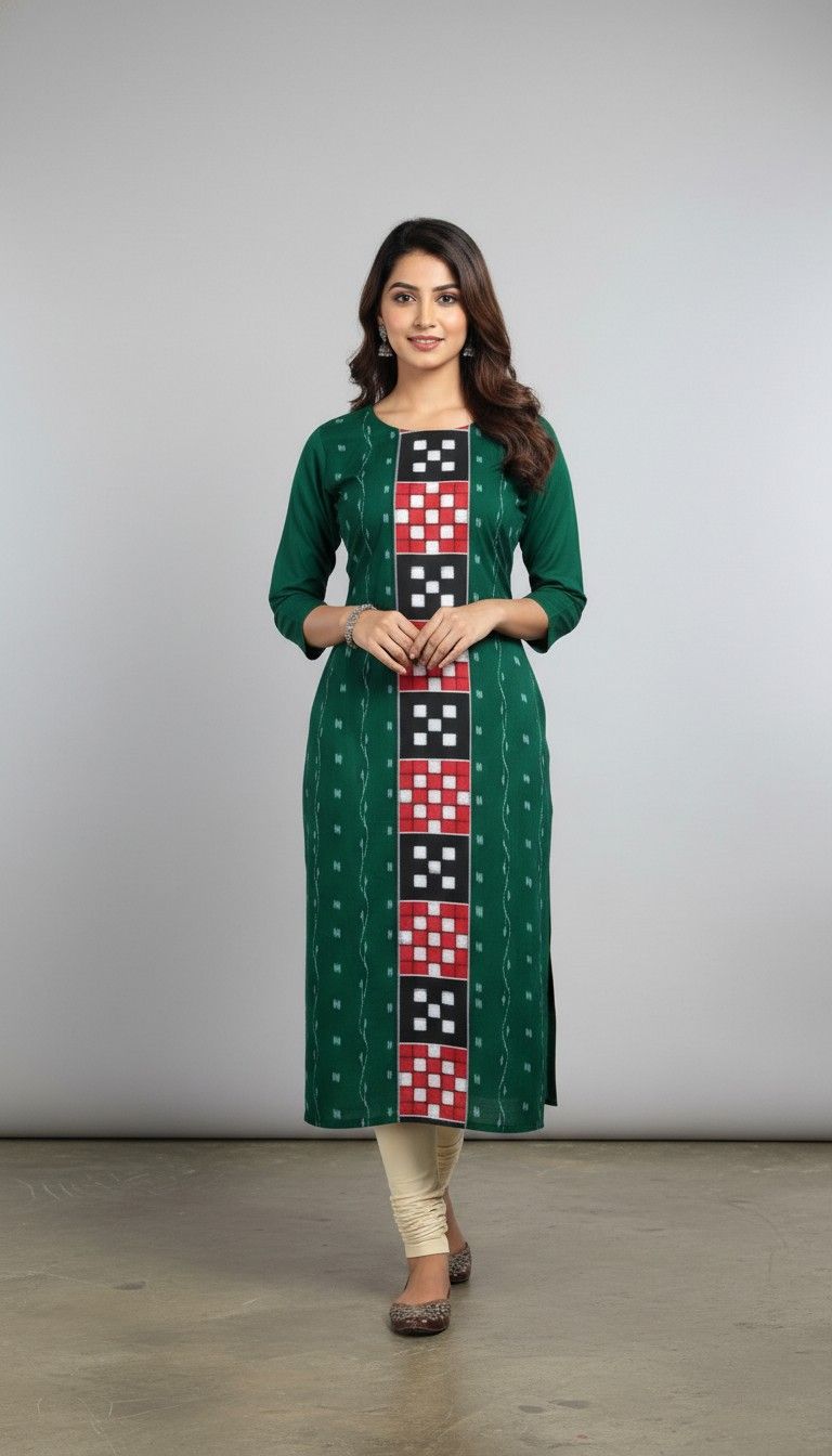 100457 Sambalpuri kurti