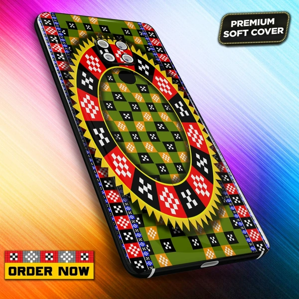 100241 mobile Back Cover sambalpuri Design with Add Name& photo