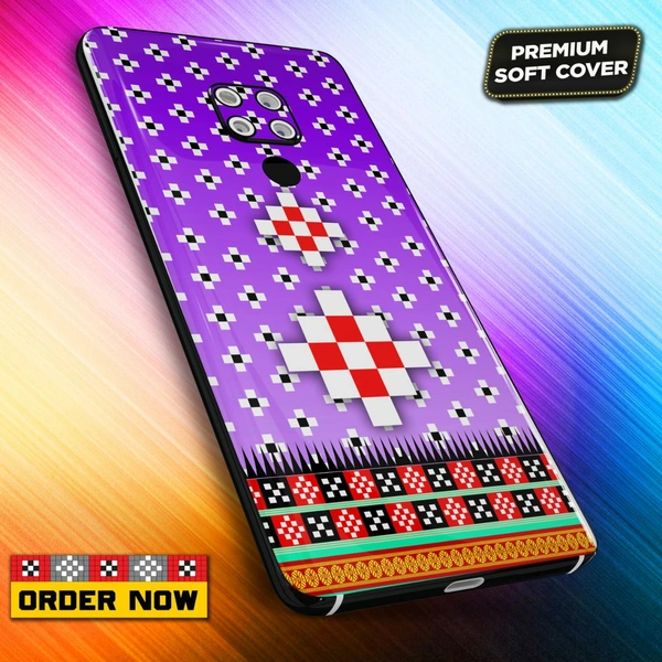 100291 mobile Back Cover sambalpuri Design with Add Name& photo