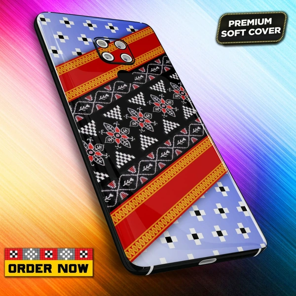 100295 mobile Back Cover sambalpuri Design with Add Name& photo
