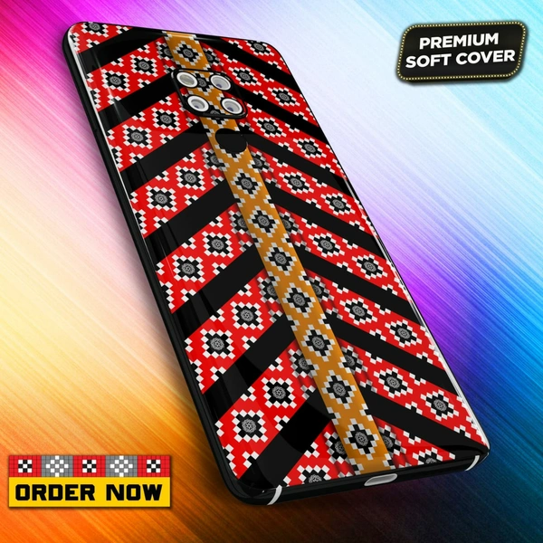 100287 mobile Back Cover sambalpuri Design with Add Name& photo